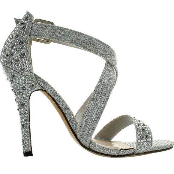 Mark and Maddux Common-01A Silver Womens sandals 6 NEW - Picture 2 of 4